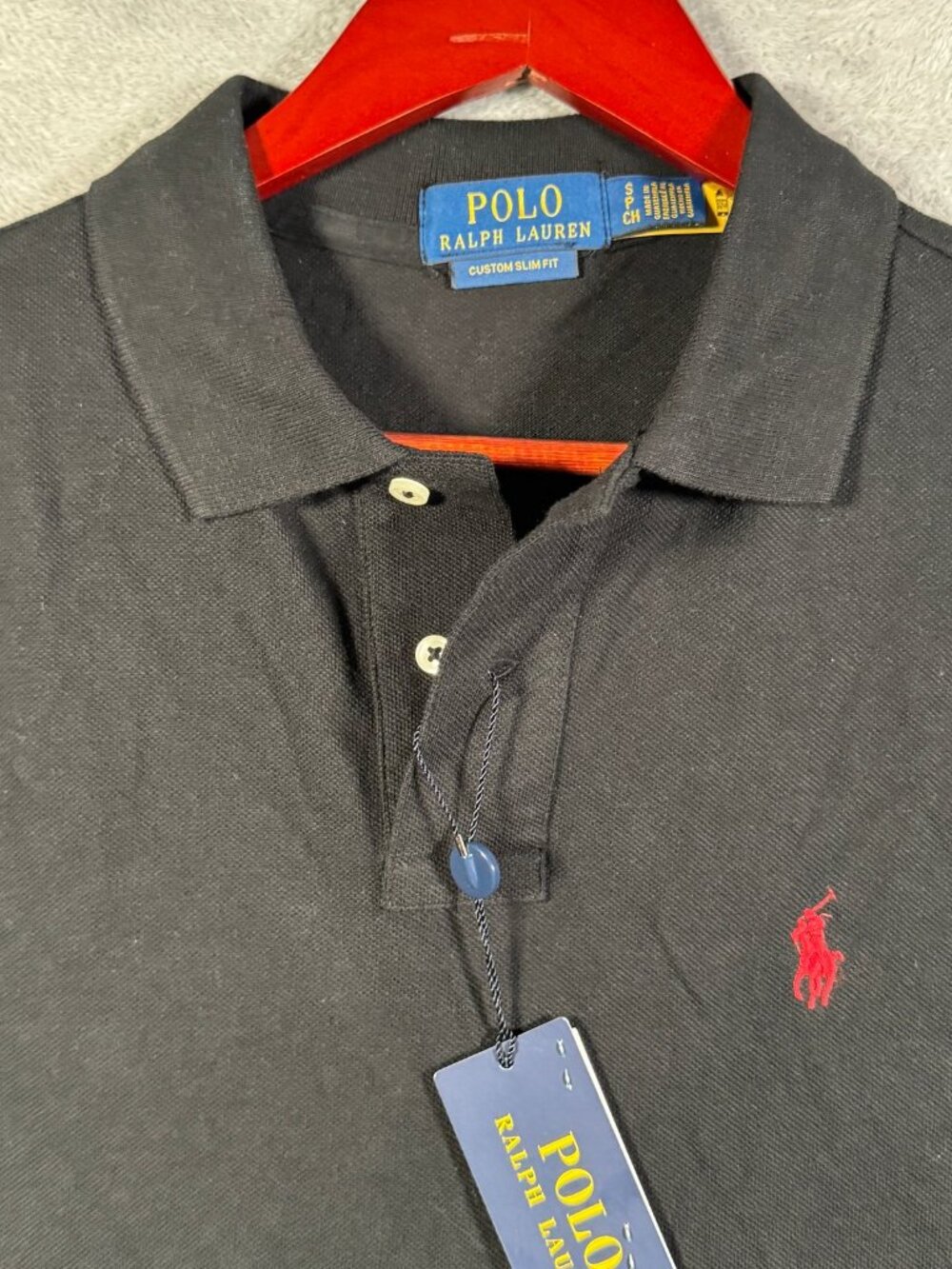 Polo Ralph Lauren Shirt Mens S Black Custom Slim Fit Short Sleeve Mesh $118